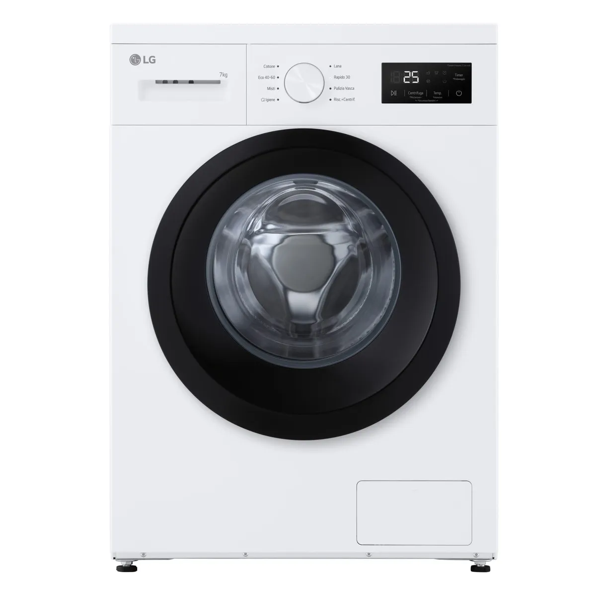 Lg waschmaschine 7kg mit dampfprogramm – Produktbild 1 von 9