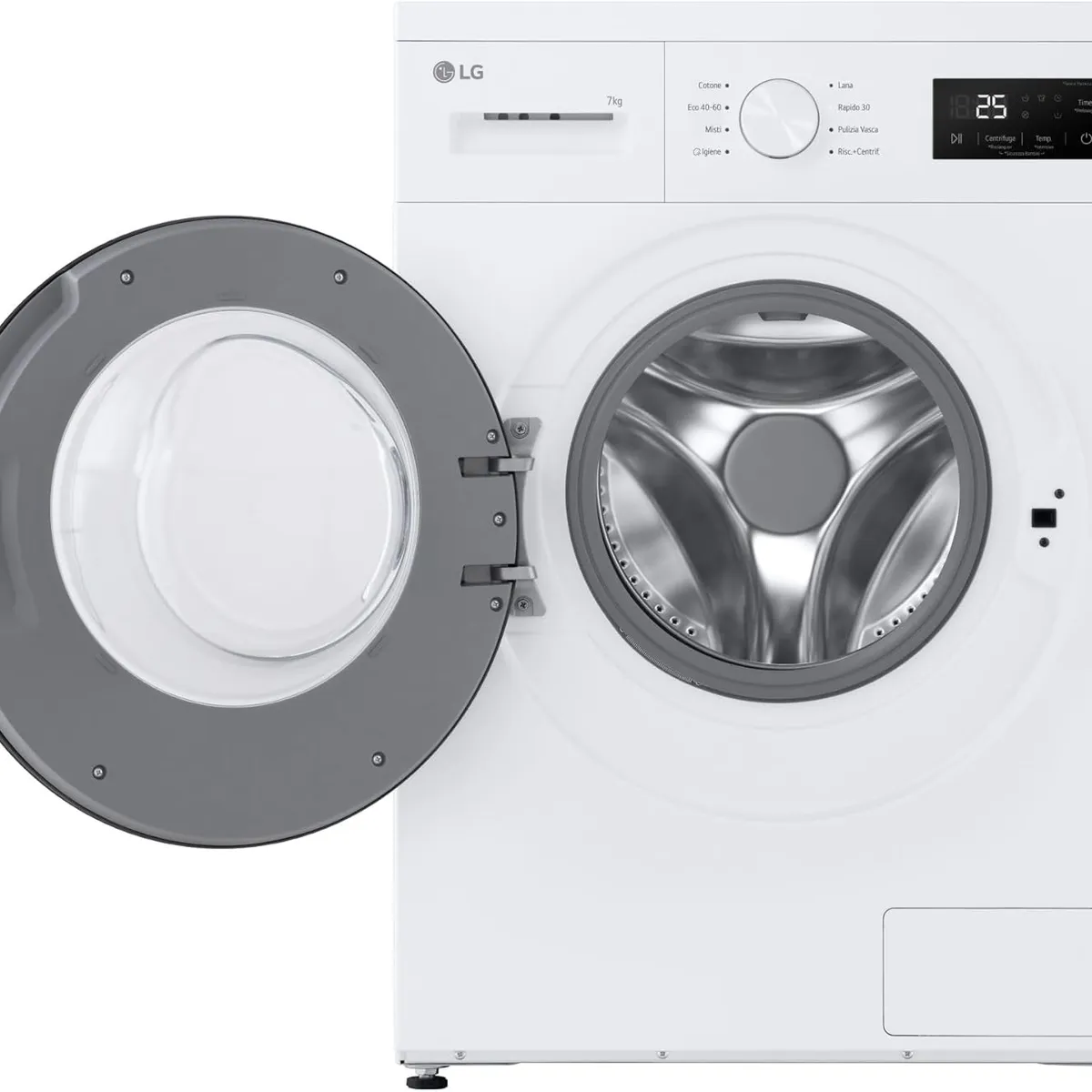 Lg waschmaschine 7kg mit dampfprogramm – Produktbild 2 von 9