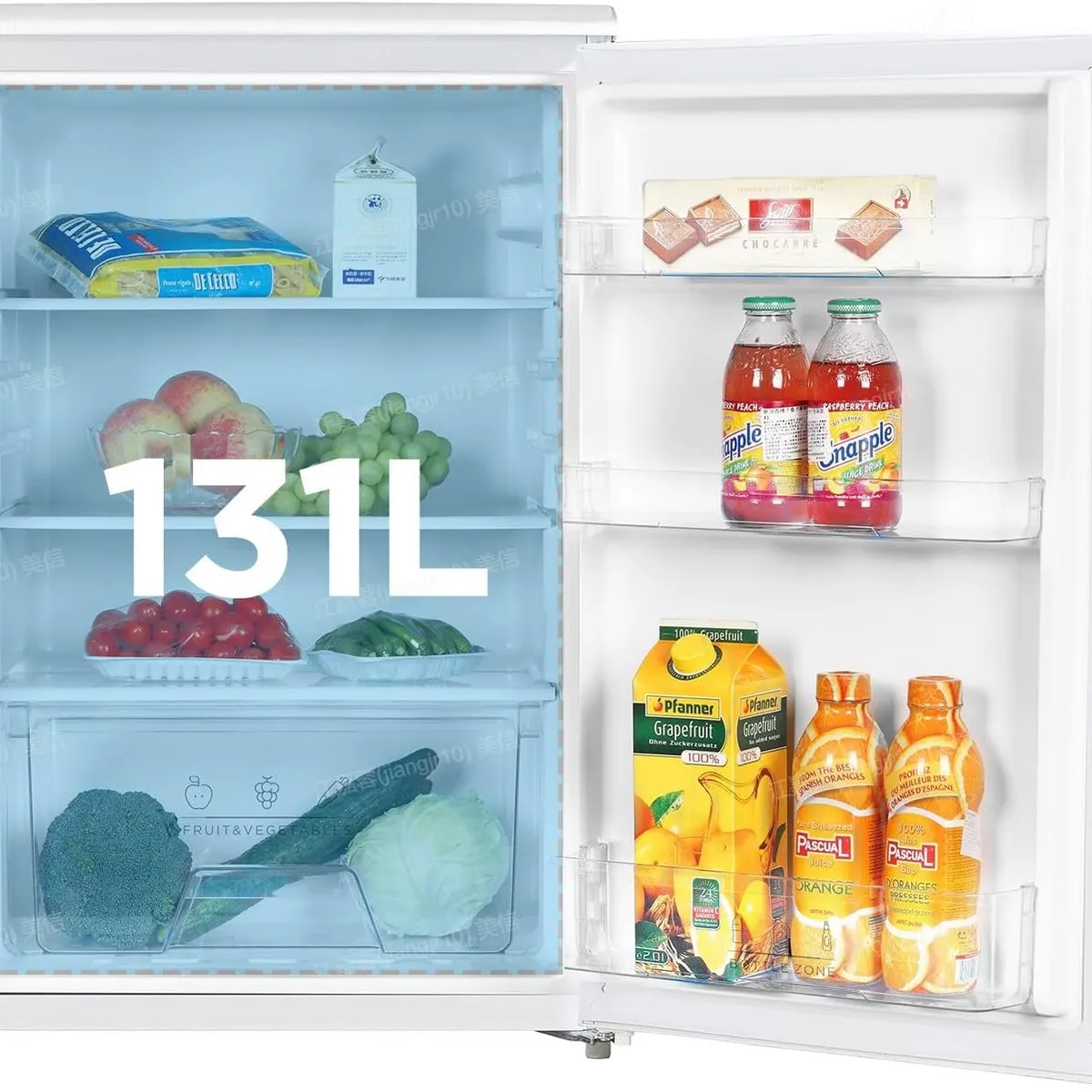 Platzsparender 131l Kühlschrank von Comfee weiß – Produktbild 2 von 9