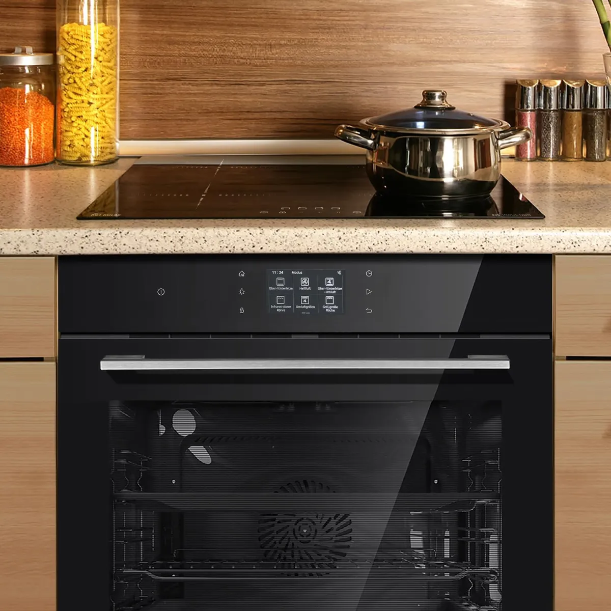 Modernes induktions-herdset für ihre küche – Produktbild 2 von 9