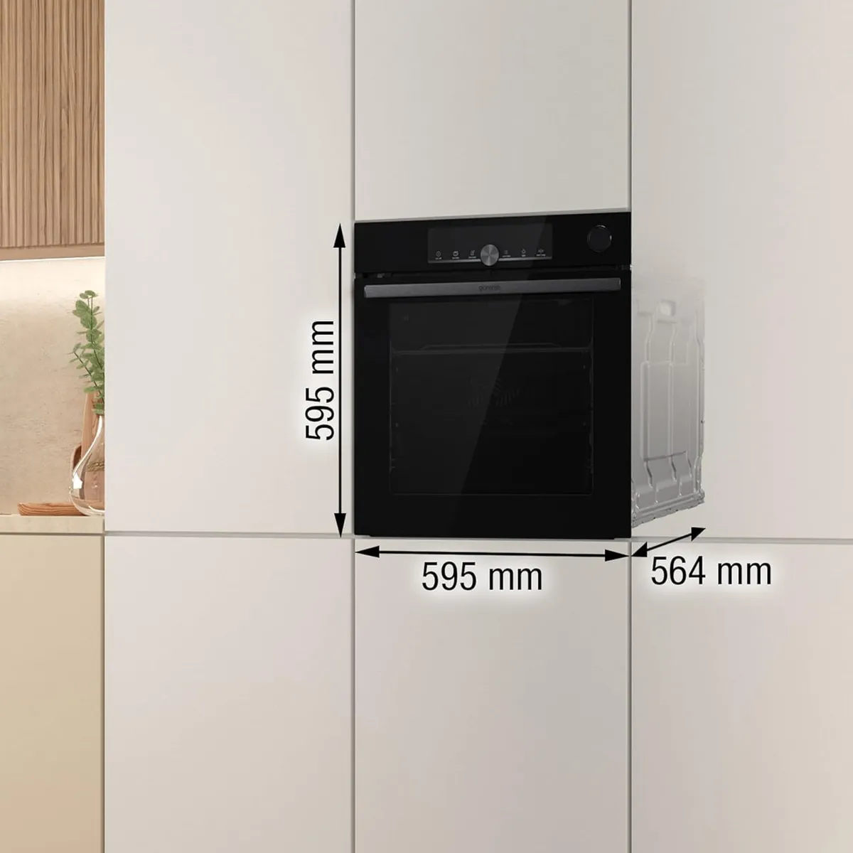 Gorenje optibake einbau-backofen mit pyrolyse 77l – Produktbild 1 von 13