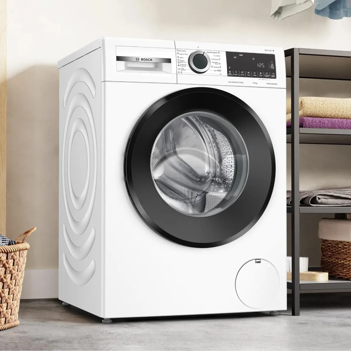 Bosch Waschmaschine 1600 U/min 10 kg – Produktbild 3 von 7