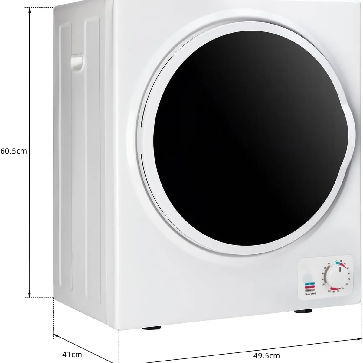 Elektrischer minitrockner mit 850 watt leistung – Produktbild 4 von 8