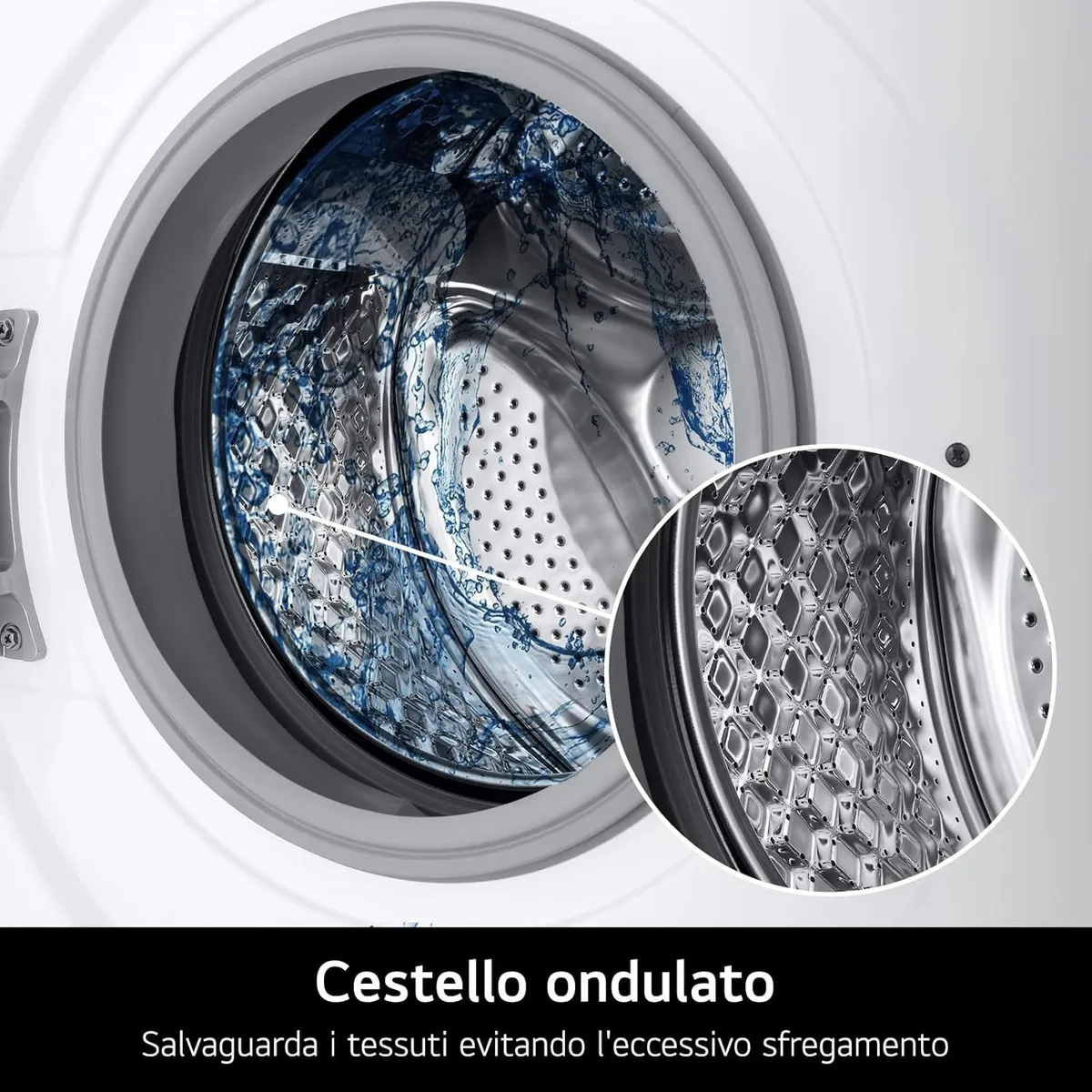 Lg waschmaschine 7kg mit dampfprogramm – Produktbild 5 von 9