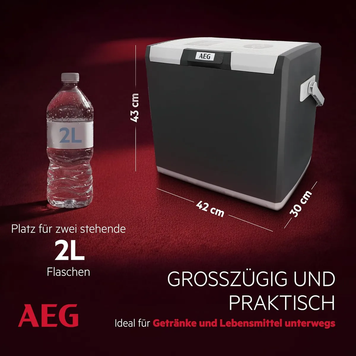 Kompakte kühlbox für reisen und camping – Produktbild 5 von 10