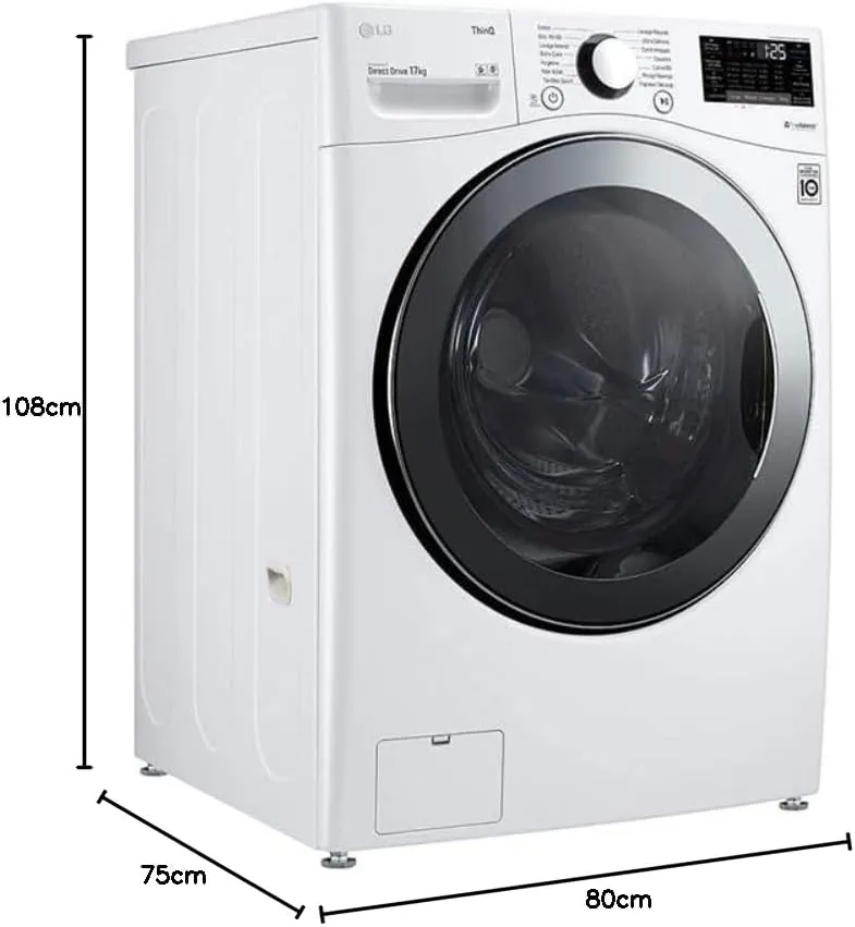 Lg Waschmaschine 17kg weiß 70cm breit – Produktbild 6 von 6