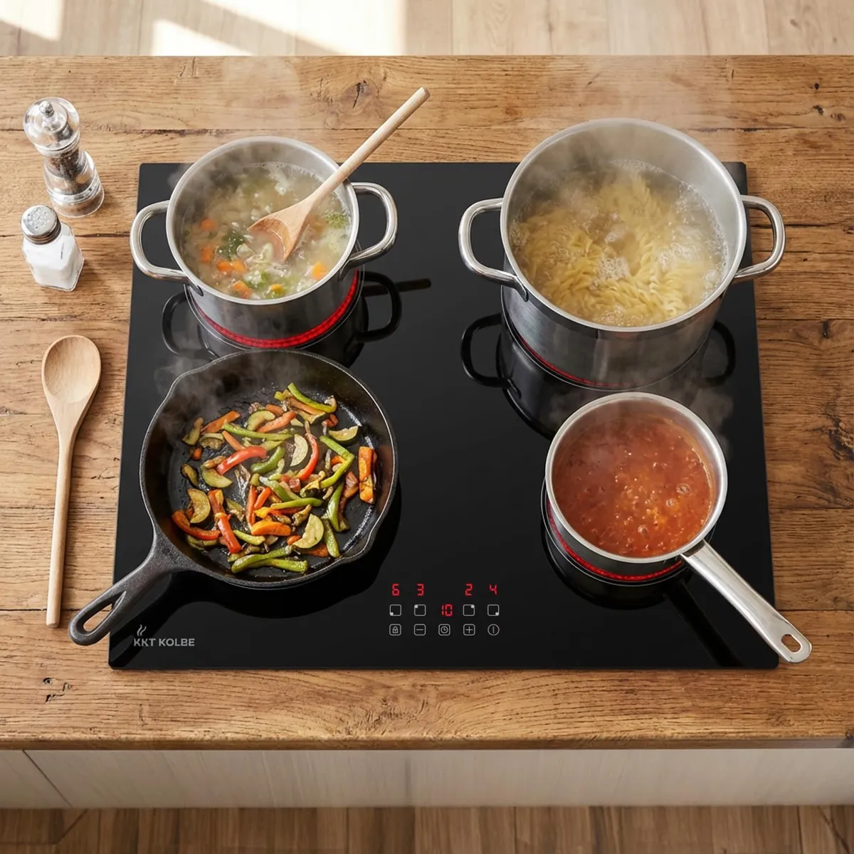 Modernes induktions-herdset für ihre küche – Produktbild 7 von 9