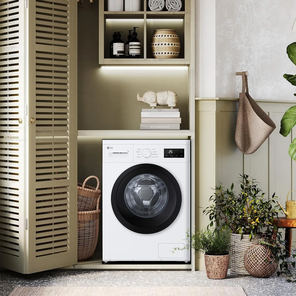 Lg waschmaschine 7kg mit dampfprogramm – Produktbild 8 von 9