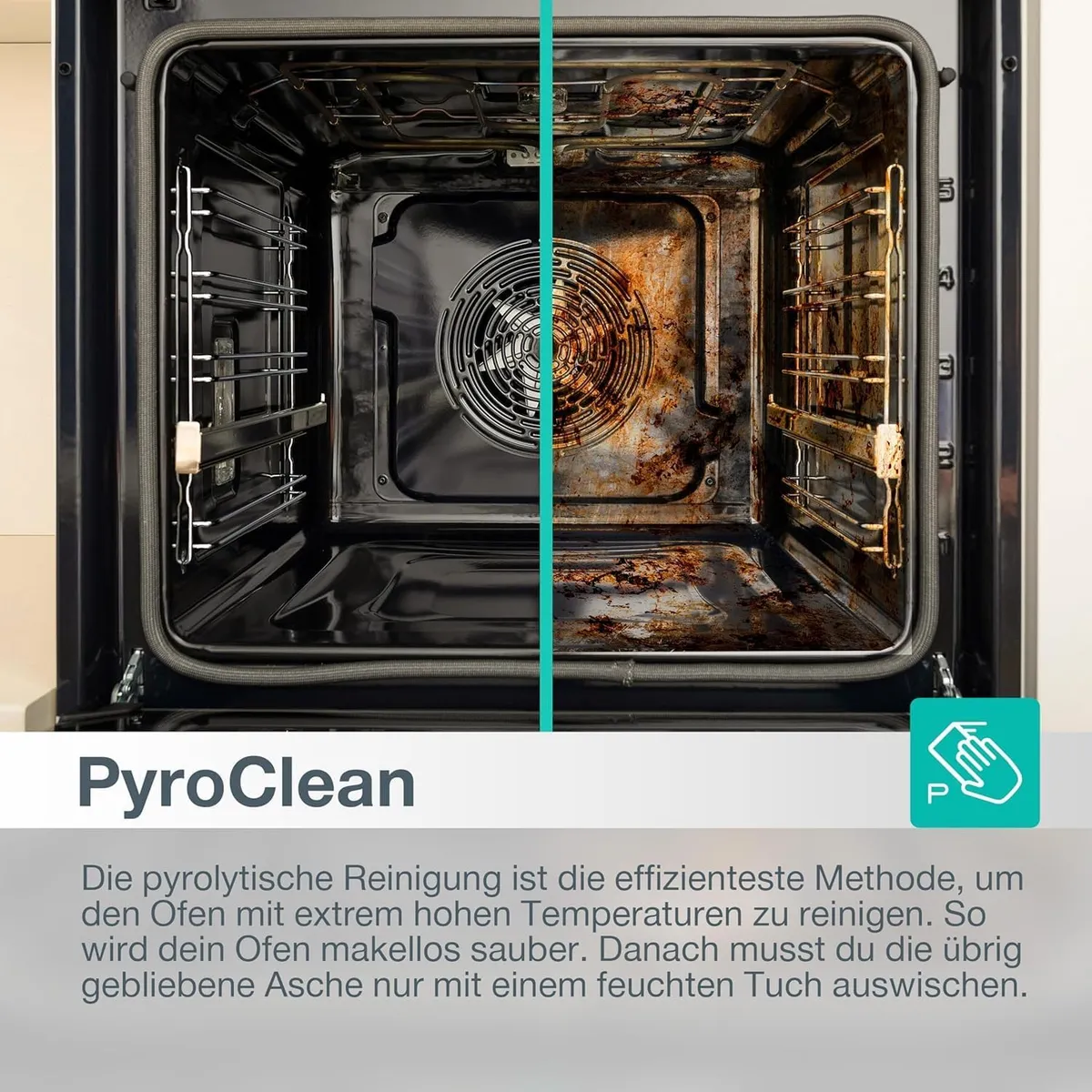 Gorenje optibake einbau-backofen mit pyrolyse 77l – Produktbild 7 von 13