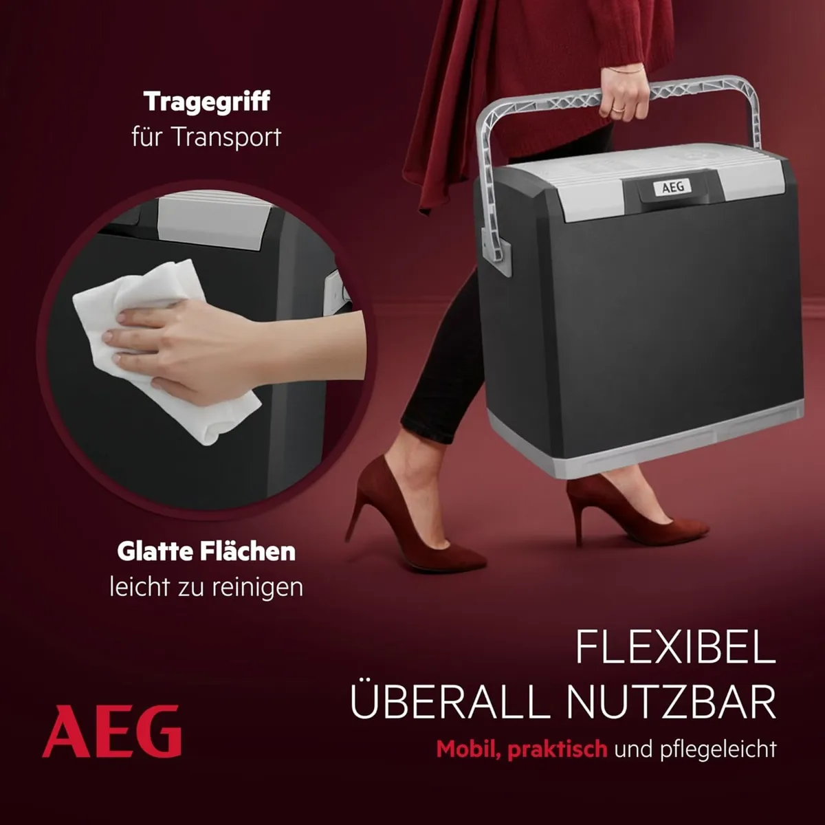 Kompakte kühlbox für reisen und camping – Produktbild 9 von 10