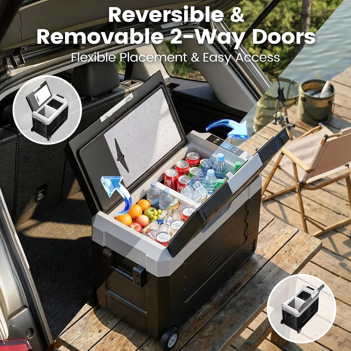 Dual-zone kompressor kühlbox für unterwegs – Produktbild 9 von 9