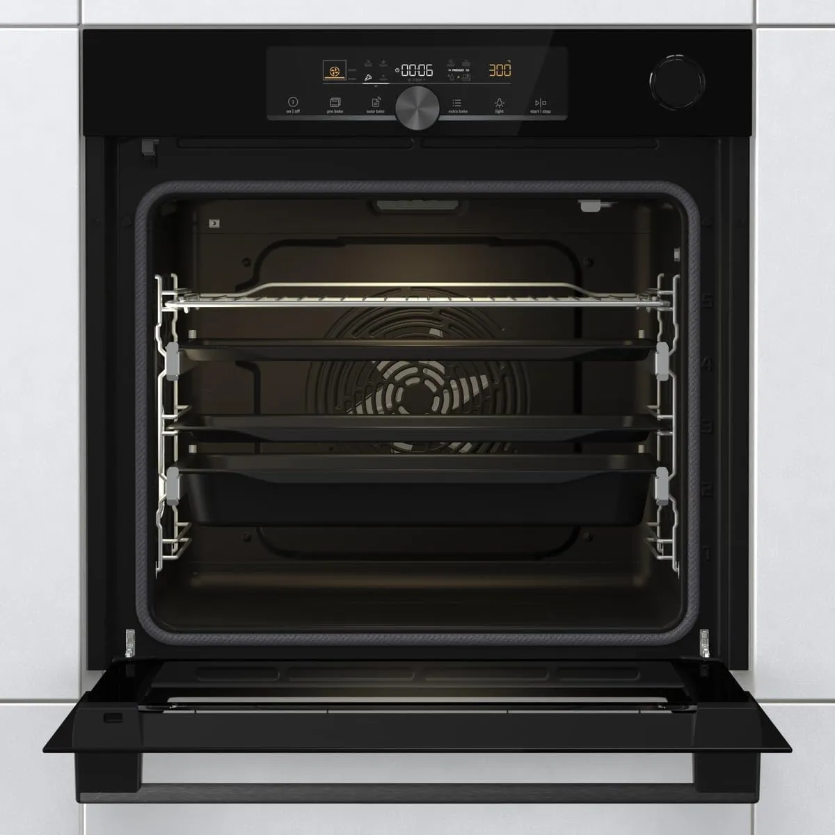 Gorenje optibake einbau-backofen mit pyrolyse 77l – Produktbild 10 von 13